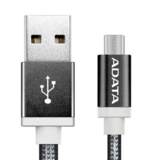 Adata Sync and Charge USB -> micro USB fekete töltő/adatkábel 