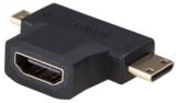 Akyga HDMI - mini HDMI/micro HDMI T átalakító adapter 