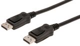 Assmann DisplayPort - DisplayPort 1m fekete kábel 