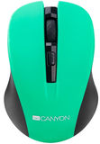 Canyon CNE-CMSW1GR wireless optikai egér 1200 DPI zöld 