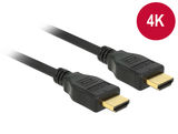 Delock HDMI - HDMI 2m fekete kábel 