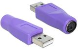 Delock PS2 - USB lila átalakító adapter 