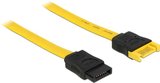 Delock SATA - SATA sárga 1m kábel 