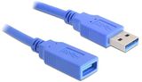 Delock USB - USB kék 1m hosszabító kábel 