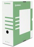 Donau Archiváló doboz, A4, 120 mm, karton, zöld-fehér 