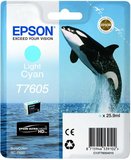 Epson T7605 C13T76054010 világos cián tintapatron eredeti 