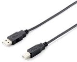 Equip USB - USB 3m fekete nyomtató kábel 