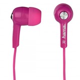 Hama In-Ear Pink mikrofonos jack fülhallgató 