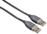 Hama USB - USB 1.8m fekete kábel 