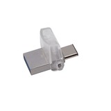 Kingston DataTraveler microDuo 32GB microUSB3.1 C/USB3.1 A Ezüst Flash Drive 