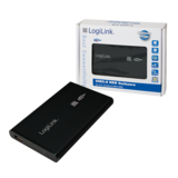 LogiLink 2,5" SATA külső ház USB 2.0 fekete 