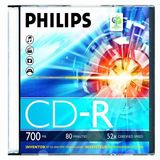 Philips CD-R 700MB 52X 1db slim tokban 