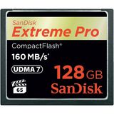 Sandisk Extreme Pro 128GB Extreme Pro Compact Flash memória kártya 