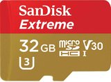 Sandisk Extreme 32GB MicroSDHC C10 memóriakártya adapterrel 
