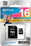 Silicon Power 16GB microSDHC C10 memórikártya adapterrel 