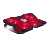 Spirit of Gamer Airblade 500 Red max. 17" notebook hűtő piros LED világítás 