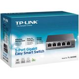 TP-Link TL-SG105E 5port Gigabit asztali Switch 