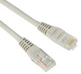 VCOM UTP CAT5e patch kábel 0.5m szürke 