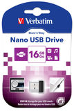 Verbatim Nano pendrive 16GB USB 2.0 fekete /97464/ 