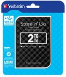 Verbatim 2TB Store 'n' Go 2,5" 2TB 5400 RPM USB 3.0 külső HDD fekete 