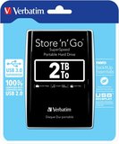 Verbatim Store 'n' Go 2.5" 2TB 5400 RPM USB 3.0 külső HDD fekete 