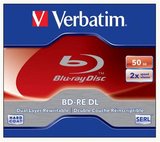 Verbatim BD-RE DL 50GB 2x kétrétegű újraírható bluray lemez 