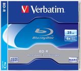 Verbatim  BluRay SL 25GB BD-R 6x lemez normál tokban 