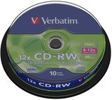 Verbatim CD-RW 700MB 12x 10db/henger  
