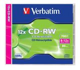 Verbatim CD-RW 700MB 12x újraírható lemez normál tokban 