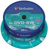 Verbatim DVD-RW 4,7GB 4x 25db/henger 