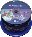 Verbatim DVD+R 8.5GB 8x 50db/henger 