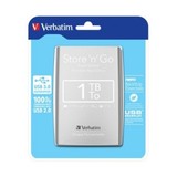 Verbatim Store n Go HV1TMUE 2,5" 1TB 5400 RPM külső HDD ezüst 