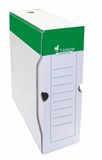 Victoria Archiváló doboz, A4, 100 mm, karton, zöld-fehér 